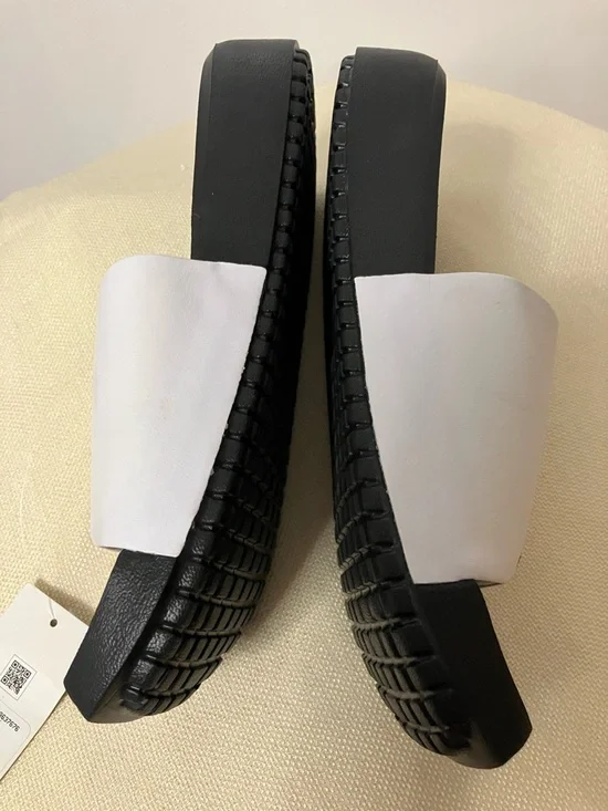 Nike Jordan Nola Slide Sandals W Sz 8   White Black Gym Red - Picture 7 of 12